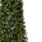 13ft. Pre-Lit Green Mountain Pine Slim Artificial Christmas Tree, Warm White LED Lights